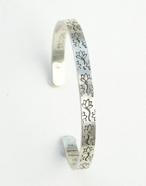 Silver Flower Bracelet